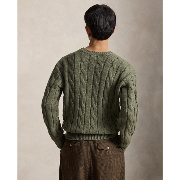 Relaxed-Fit Pullover mit Zopfmuster