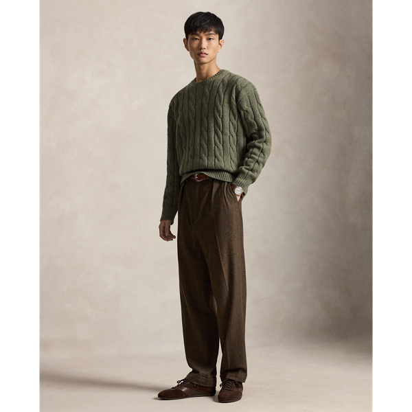 Relaxed-Fit Pullover mit Zopfmuster