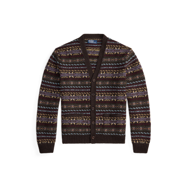 Fair Isle-gebreid wollen vest