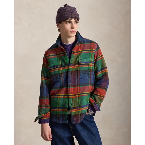 Classic Fit Plaid Flannel Workshirt