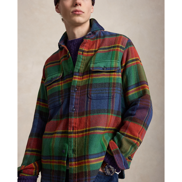 Classic Fit Plaid Flannel Workshirt