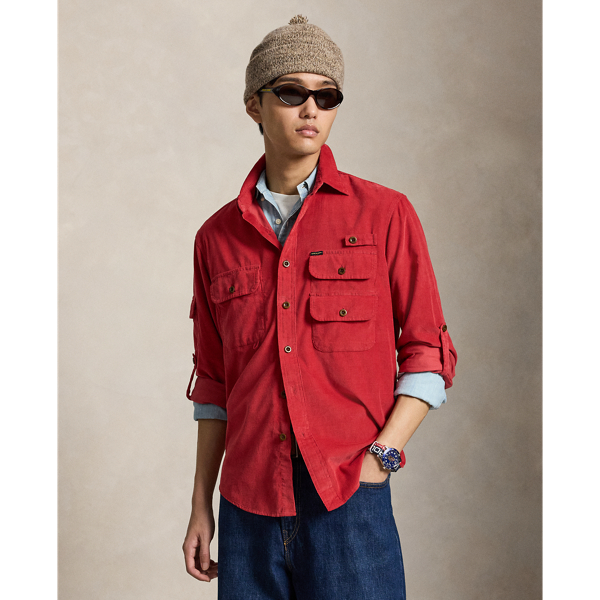 Classic Fit Corduroy Utility Shirt