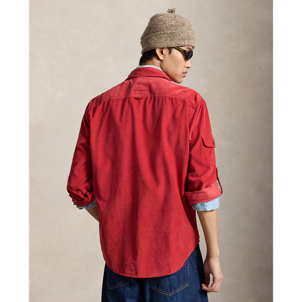 Classic Fit Corduroy Utility Shirt