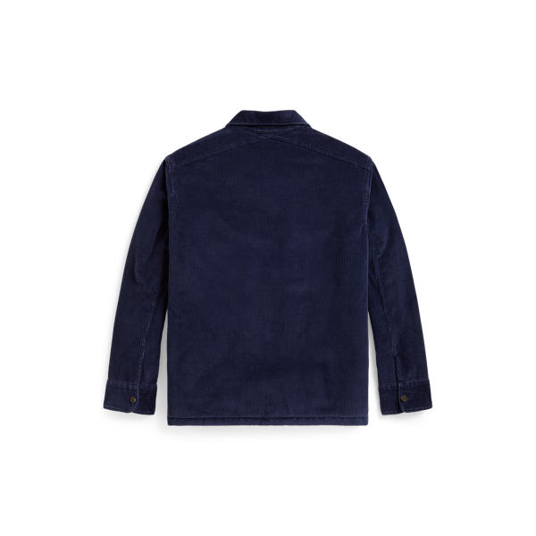 Fleece-Lined Corduroy Overshirt