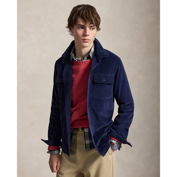 Camisa em bombazina Classic fit