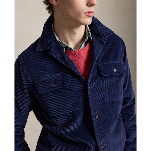 Camisa em bombazina Classic fit
