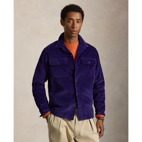 Classic corduroy overhemd met kraag