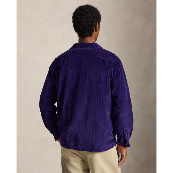 Classic corduroy overhemd met kraag