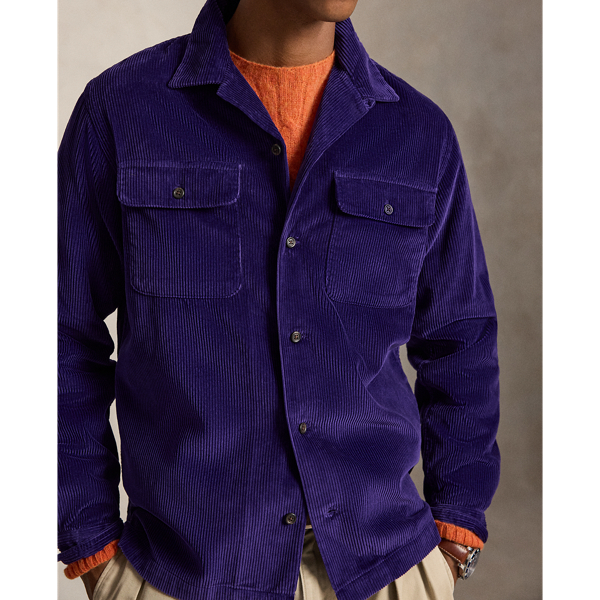 Classic corduroy overhemd met kraag