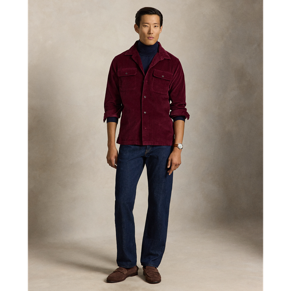 Classic Fit Corduroy Camp Shirt