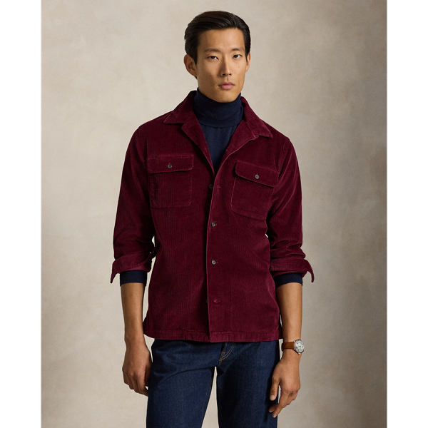 Classic Fit Corduroy Camp Shirt