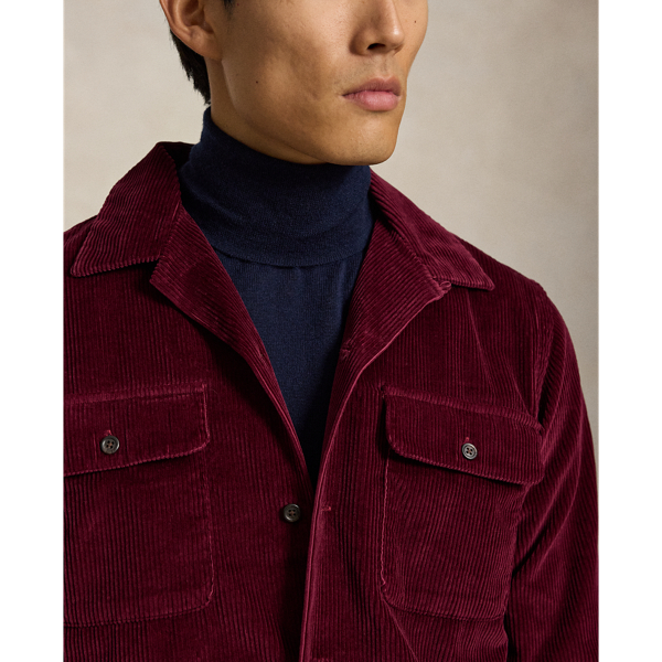 Classic Fit Corduroy Camp Shirt