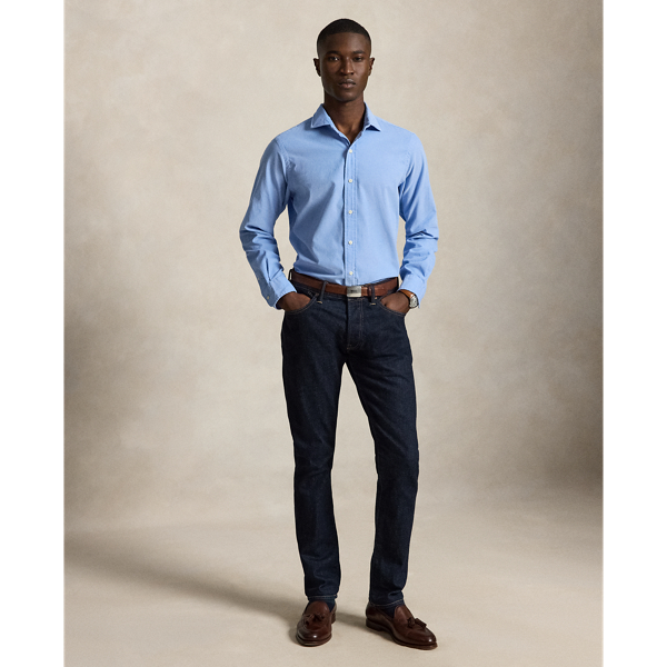 Chambray Blue Classic Fit Corduroy Shirt Polo Ralph Lauren 4