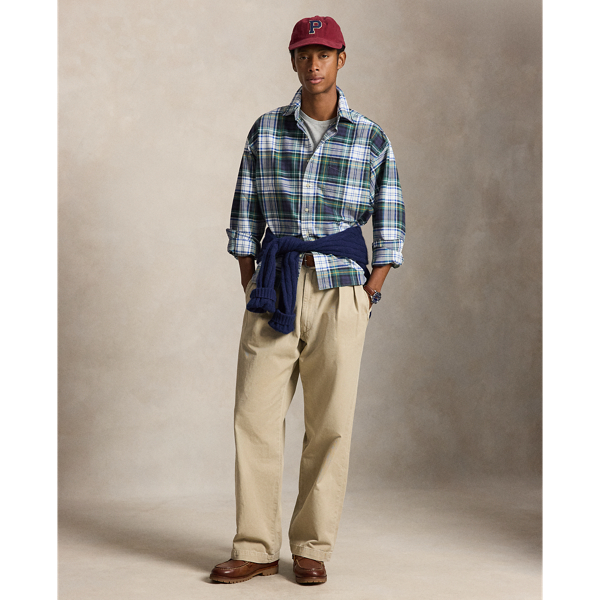 Camisa Oxford Big axadrezada