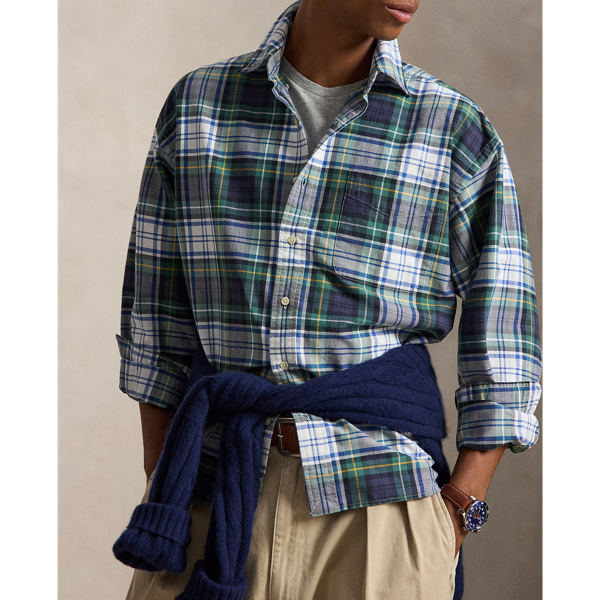 Camisa Oxford Big axadrezada