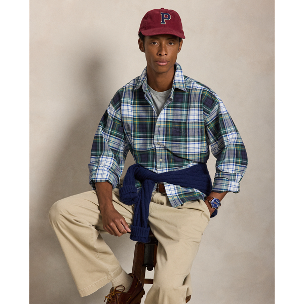 Camisa Oxford Big axadrezada