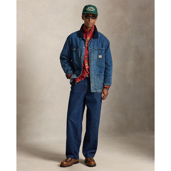 Classic Fit Sporting-Print Flannel Shirt