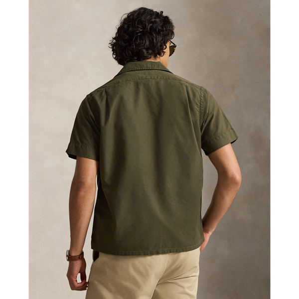 Company Olive Classic Fit Garment-Dyed Oxford Shirt Polo Ralph Lauren 5