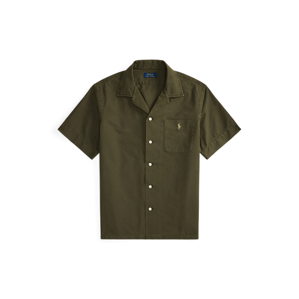 Company Olive Classic Fit Garment-Dyed Oxford Shirt Polo Ralph Lauren 2