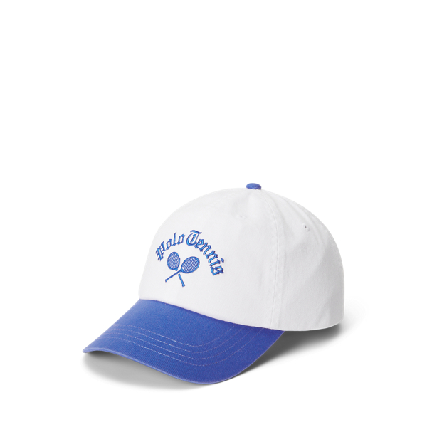 Ceramic White/Iris Blue US Open Polo Tennis Chino Ball Cap Polo Ralph Lauren 1