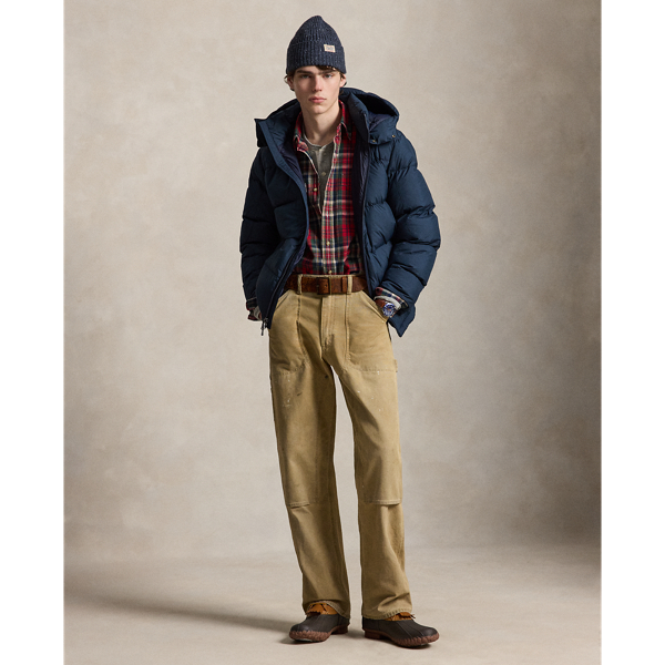 Classic Fit Plaid Brushed Oxford Shirt