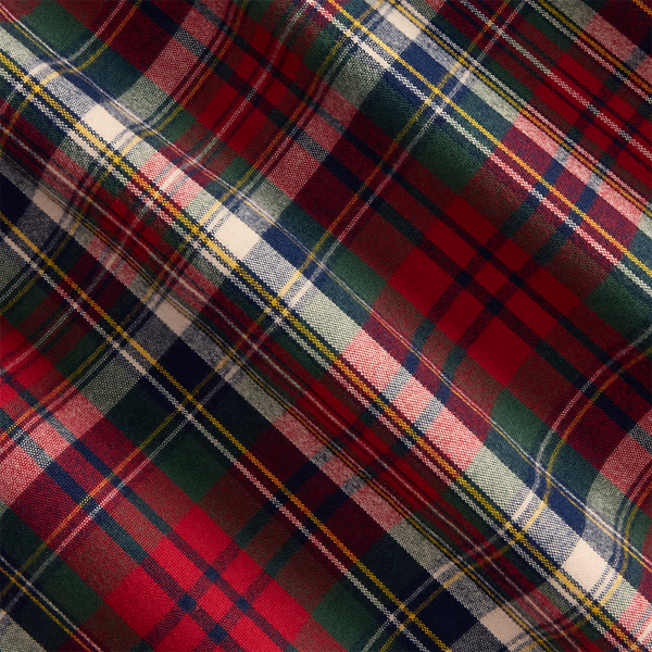 Classic Fit Plaid Brushed Oxford Shirt
