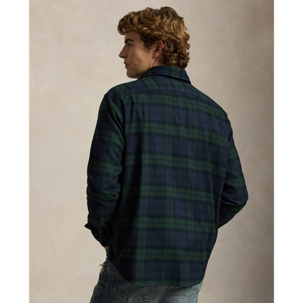 Classic-Fit Flanell-Arbeitshemd Polo Ralph Lauren in Navy/Wald multi 5