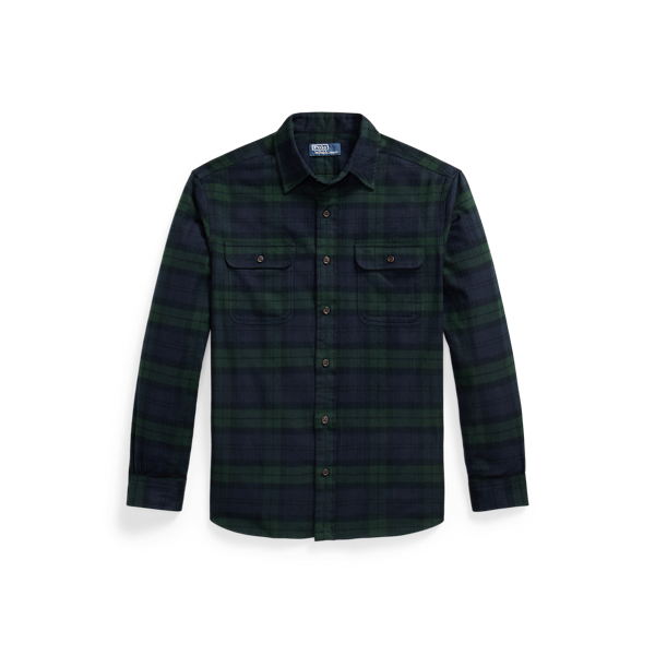 Classic-Fit Flanell-Arbeitshemd