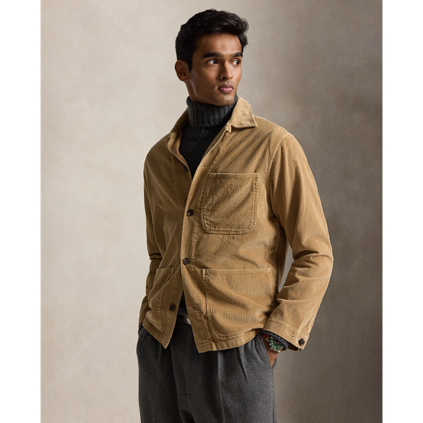 Utility-Hemdjacke aus Kordsamt