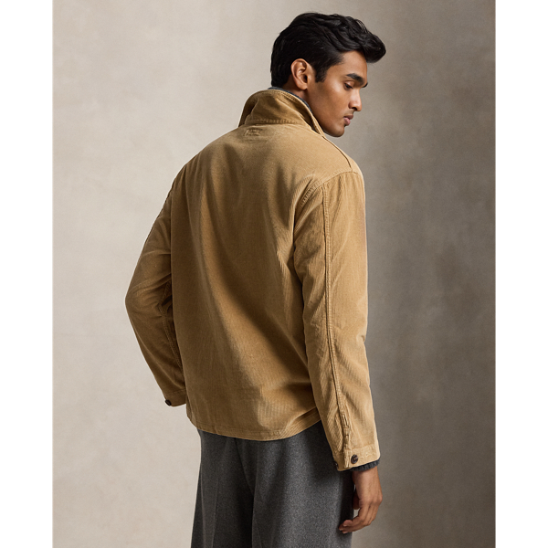 Utility-Hemdjacke aus Kordsamt