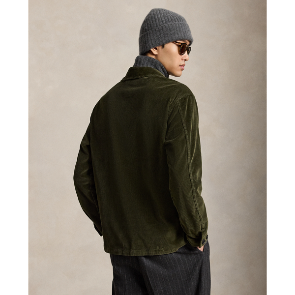 Sztruksowa koszula wierzchnia Polo Ralph Lauren w Company Olive 5