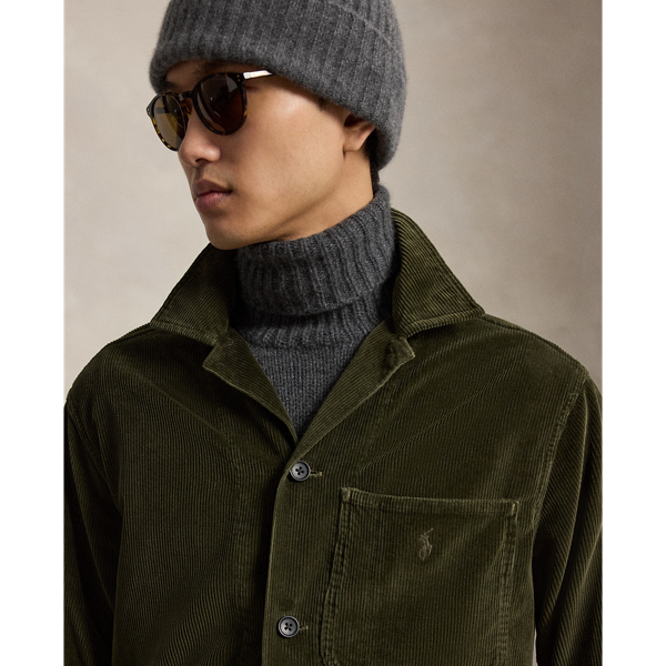 Company Olive Corduroy Utility Overshirt Polo Ralph Lauren 3