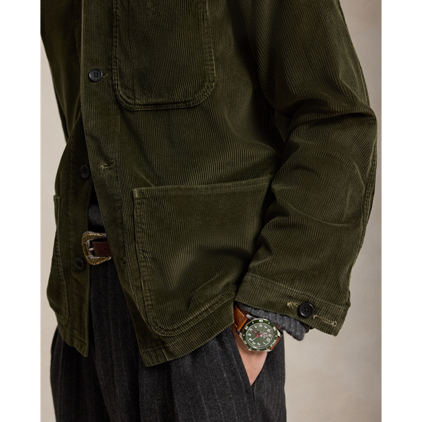 Company Olive Corduroy Utility Overshirt Polo Ralph Lauren 4