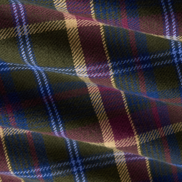 Classic Fit Plaid Brushed Flannel Shirt