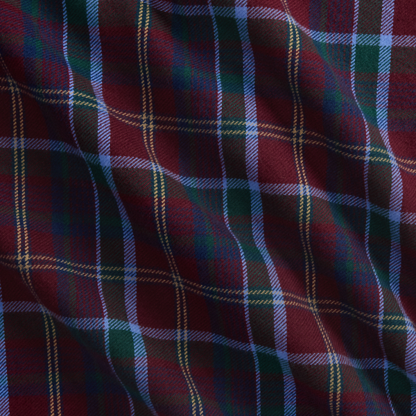 Classic Fit Plaid Brushed Flannel Shirt