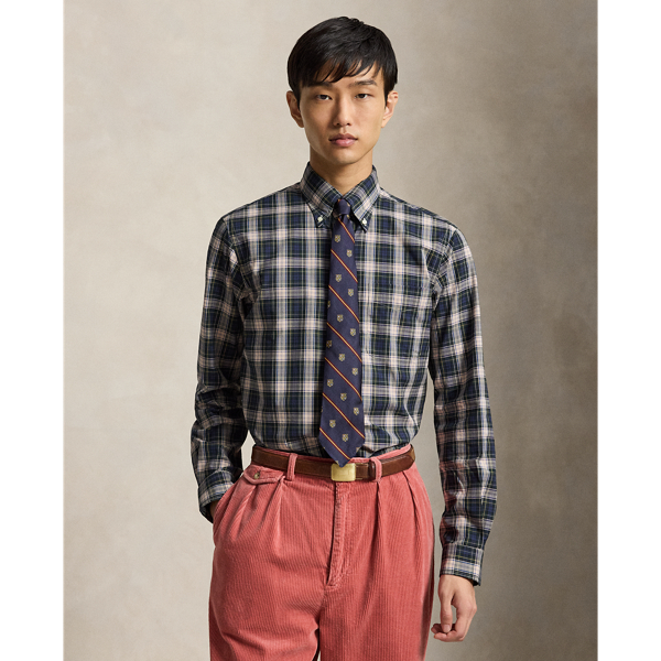 Graduate Classic Fit Plaid Poplin Shirt