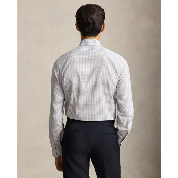 Classic Fit Checked Poplin Shirt