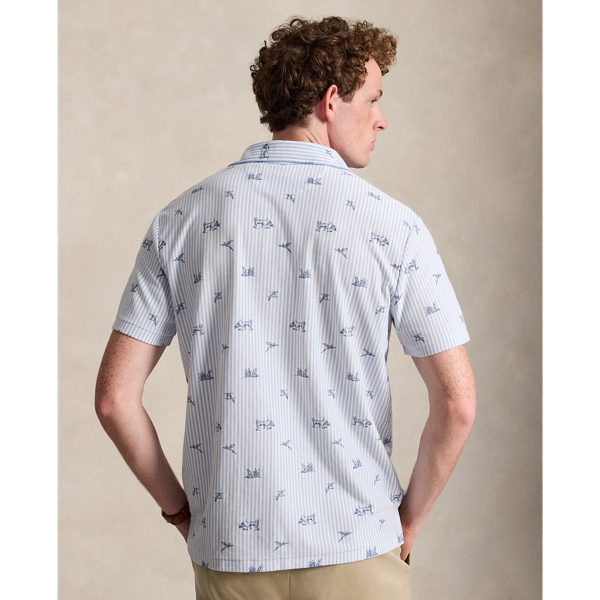 Custom Slim Fit Dog-and-Pheasant Polo