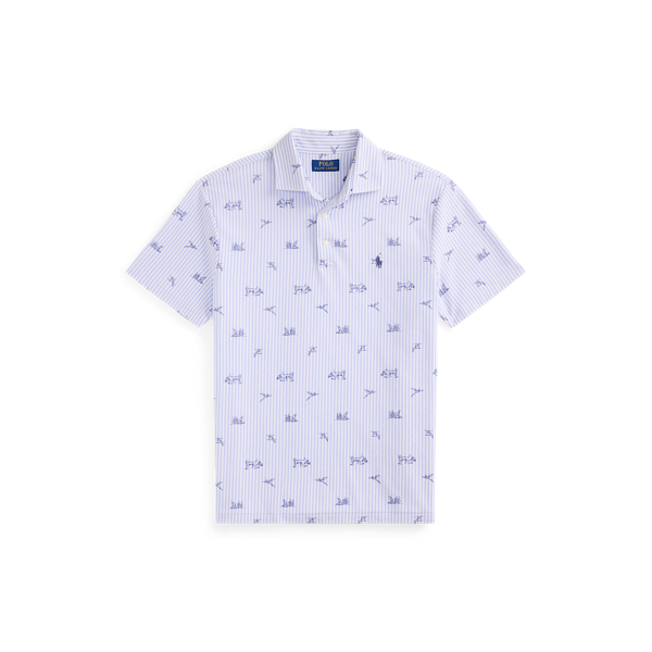 Custom Slim Fit Dog-and-Pheasant Polo