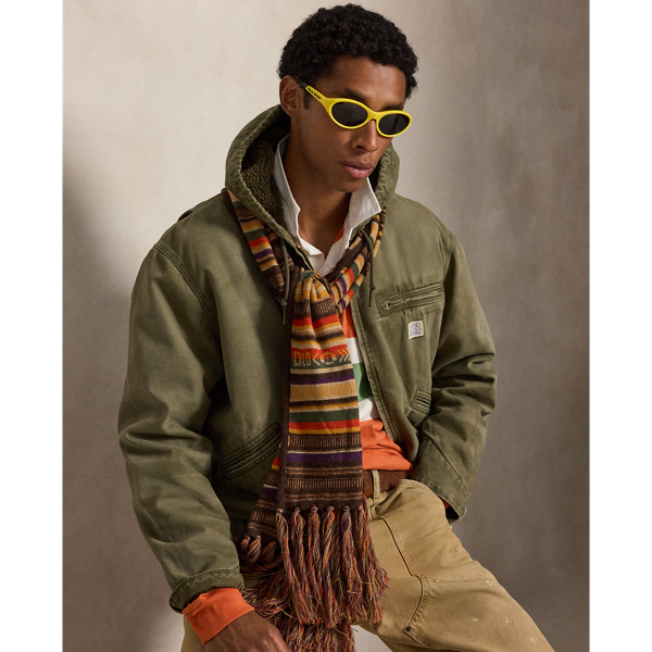 Canvas jack met capuchon