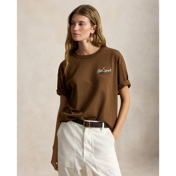 Pale Russet Relaxed Fit Polo Sport T-Shirt Polo Ralph Lauren 6