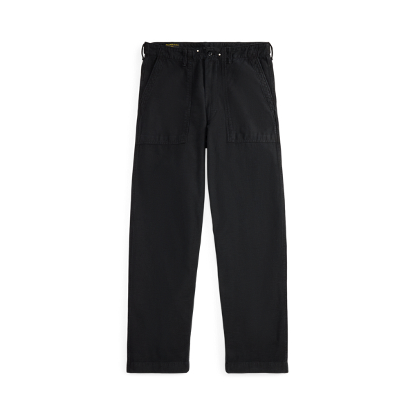 Polo Black Relaxed Fit Reverse-Sateen Trouser Polo Ralph Lauren 1