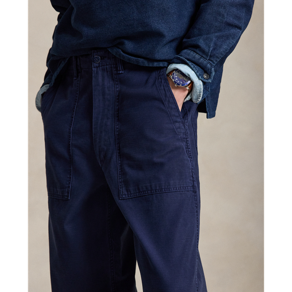 Relaxed Fit Reverse-Sateen Trouser