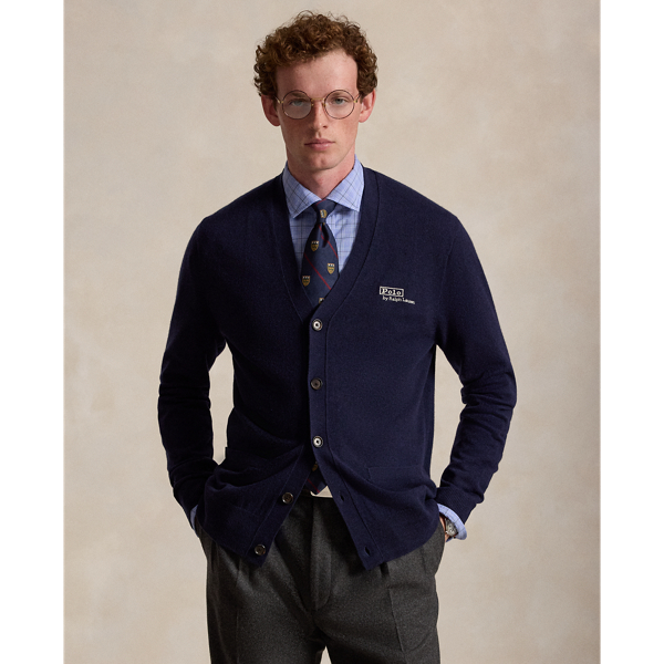 Logo Wool Cardigan
