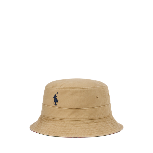 Reversible Twill-Oxford Bucket Hat