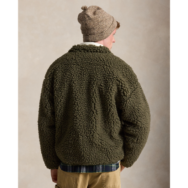 Relaxed Fit Pile Fleece Jacket