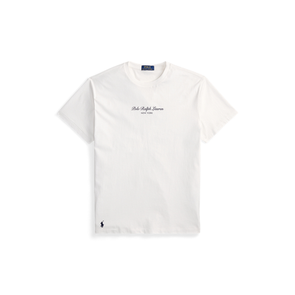 White Classic Fit Logo Jersey T-Shirt Polo Ralph Lauren 2