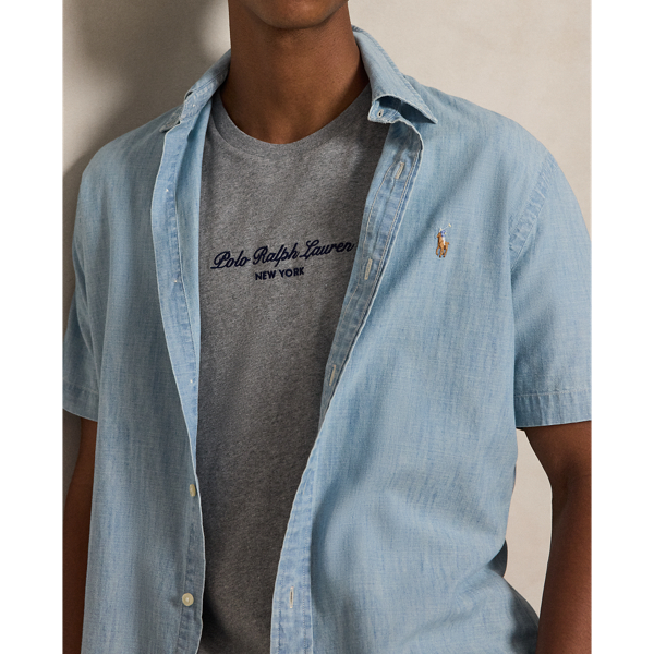 Classic fit jersey T-shirt met logo