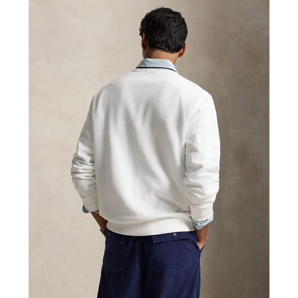White Logo Fleece Sweatshirt Polo Ralph Lauren 5