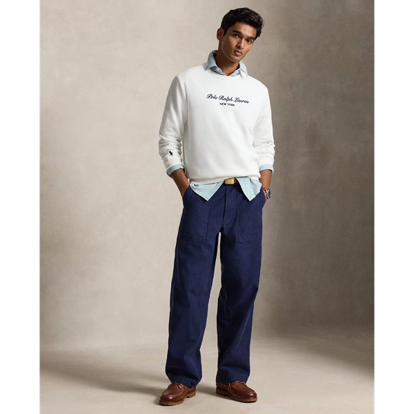 White Logo Fleece Sweatshirt Polo Ralph Lauren 7